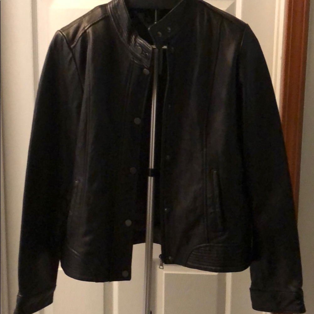 💯 Real Leather Tommy Hilfiger Leather Jacket